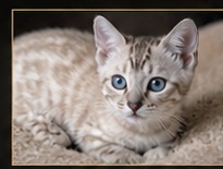 Snow Lynx Bengal kitten